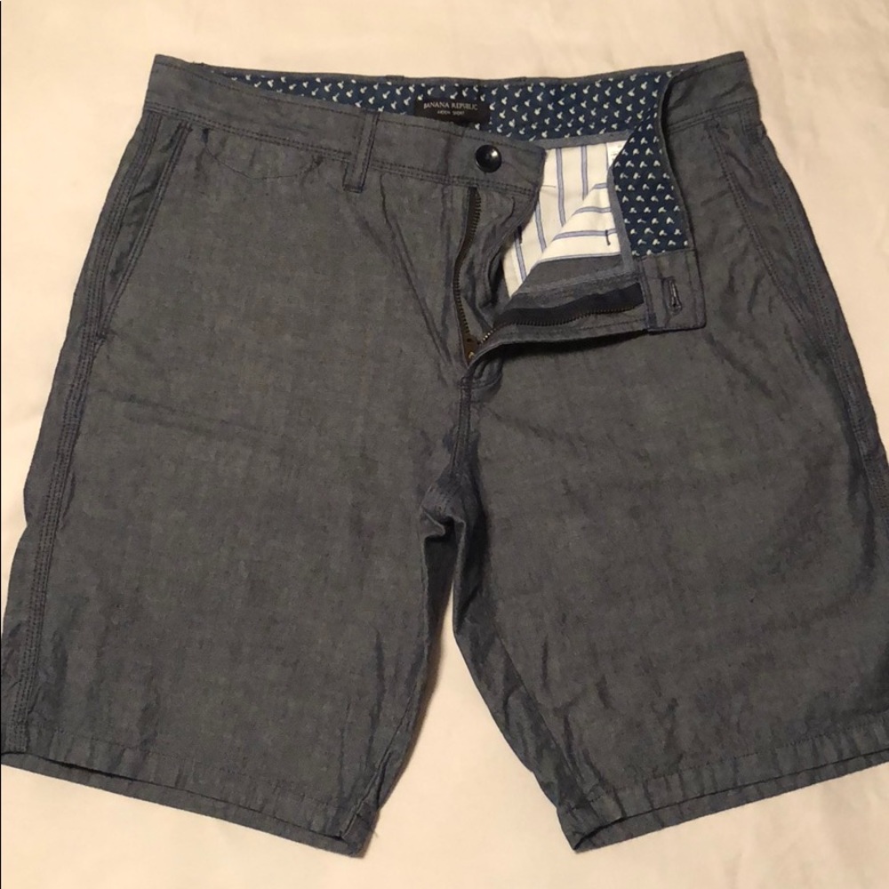 Mens Banana Republic Shorts Gray 32